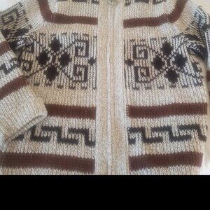 Pendleton western wear womens zip sweater